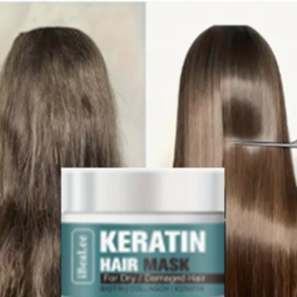 Keratin Hair Mask Deep Conditioner, Repairs For Dry Damaged Hair - Picture 1 of 2